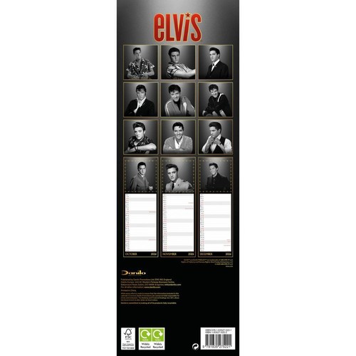 2026 Elvis Slim Calendar – Official Product – King of Rock And Roll - Picture 5 of 7