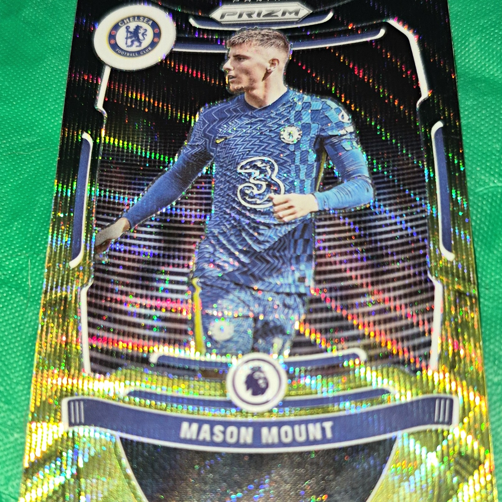 Panini 2021-22 Prizm Premier League Mason Mount Chelsea Football Card #250
