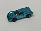 original 1968 Hot Wheels Redline FORD J-CAR (Aqua paint, U.S. base)