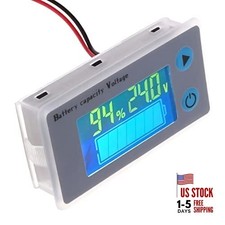 Battery Monitor 12V 36V 48V Digital Battery Capacity Tester Percentage 24V
