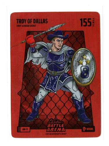 Troy of Dallas - Red - Brawl - 155 - RBF-11 - 2026 Bo Jackson\'s Battle Arena