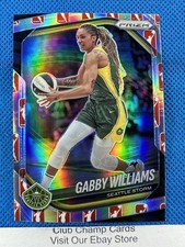 2025 #77 Gabby Williams Panini Prizm WNBA Logo Prizm Storm
