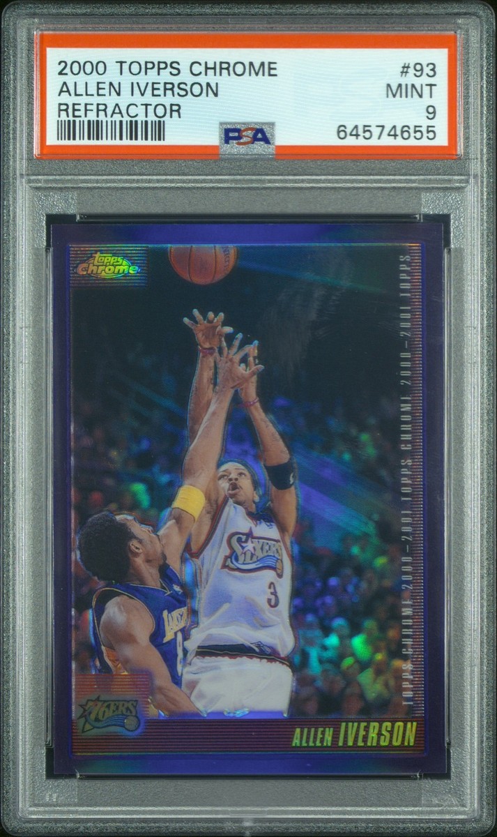 2000-01 Topps Chrome - Kobe Bryant, Allen Iverson #93 Refractor