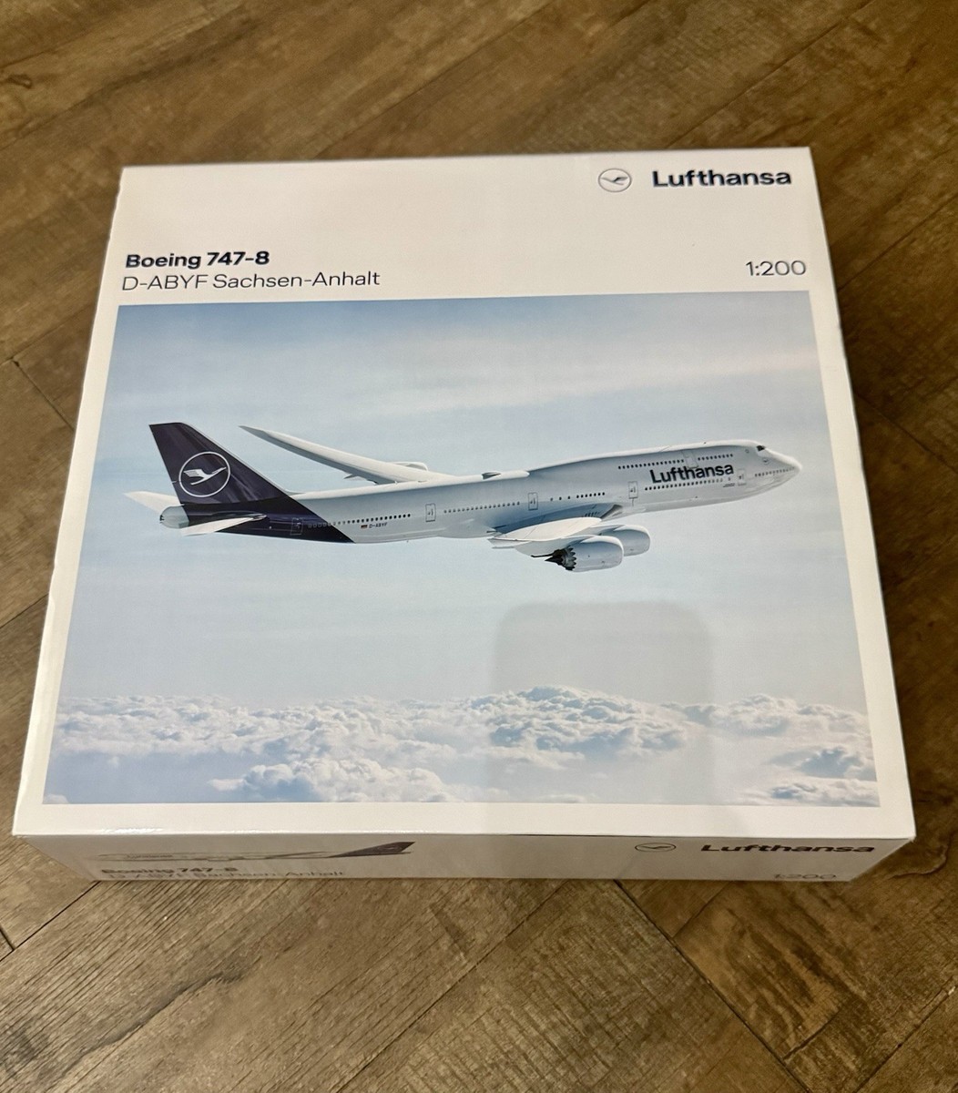 Lufthansa Boeing 747-8 (Brand New) - Herpa 1:200 Scale - Very Rare