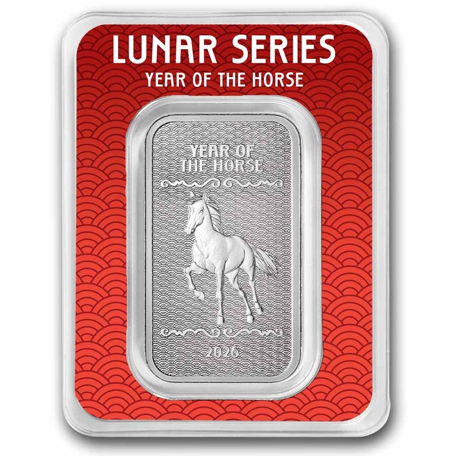 1 oz Silver Bar - 2026 APMEX Year of the Horse (TEP, Series 2) | eBay