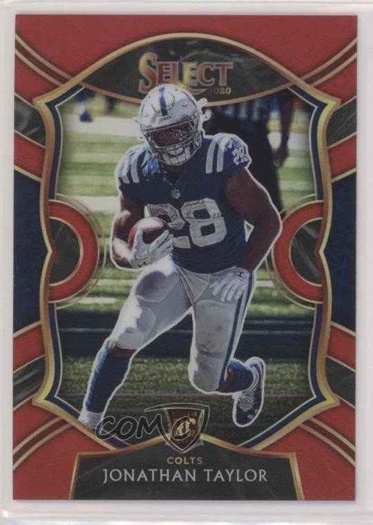 2020 Panini Select Concourse Red Prizm 5/99 Jonathan Taylor #53 0nr3