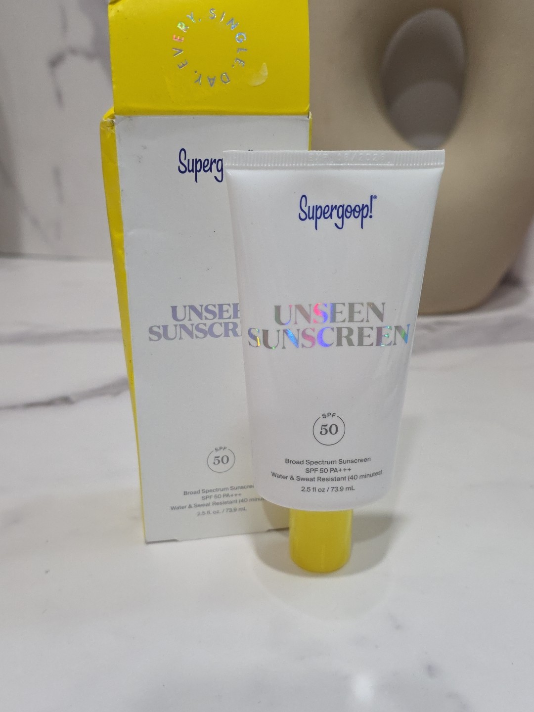 Supergoop! Unseen Sunscreen SPF 50 Exp 08/2026 Sealed 1.7 oz