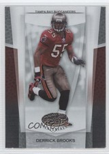2007 Leaf Certified Materials Derrick Brooks #55 HOF 9av