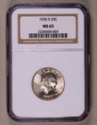 1936-S Washington Quarter NGC MS65 ***RARE ORIGINAL COIN***
