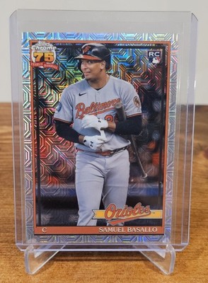 2026 Topps Series 1 - Samuel Basallo #91C-30 Mojo Refractor Baltimore Orioles