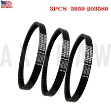 3Pcs30 Series Go Kart Cogged Torque Converter Drive Belt 203589-3 For Comet 5959