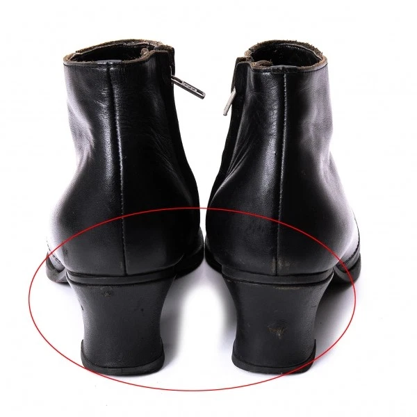 Botas tricot COMME des GARCONS Cremallera Lateral Cuero Tacón Talla EE. UU. Aproximadamente 6 (K-134... Foto 4 de 4