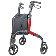 Soaids 3 Wheel Walkers For Seniors Bag And Hand Brakes Lightweight Foldable