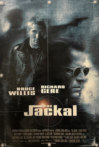 THE JACKAL Original One Sheet Movie Poster - 1997 - BRUCE WILLIS