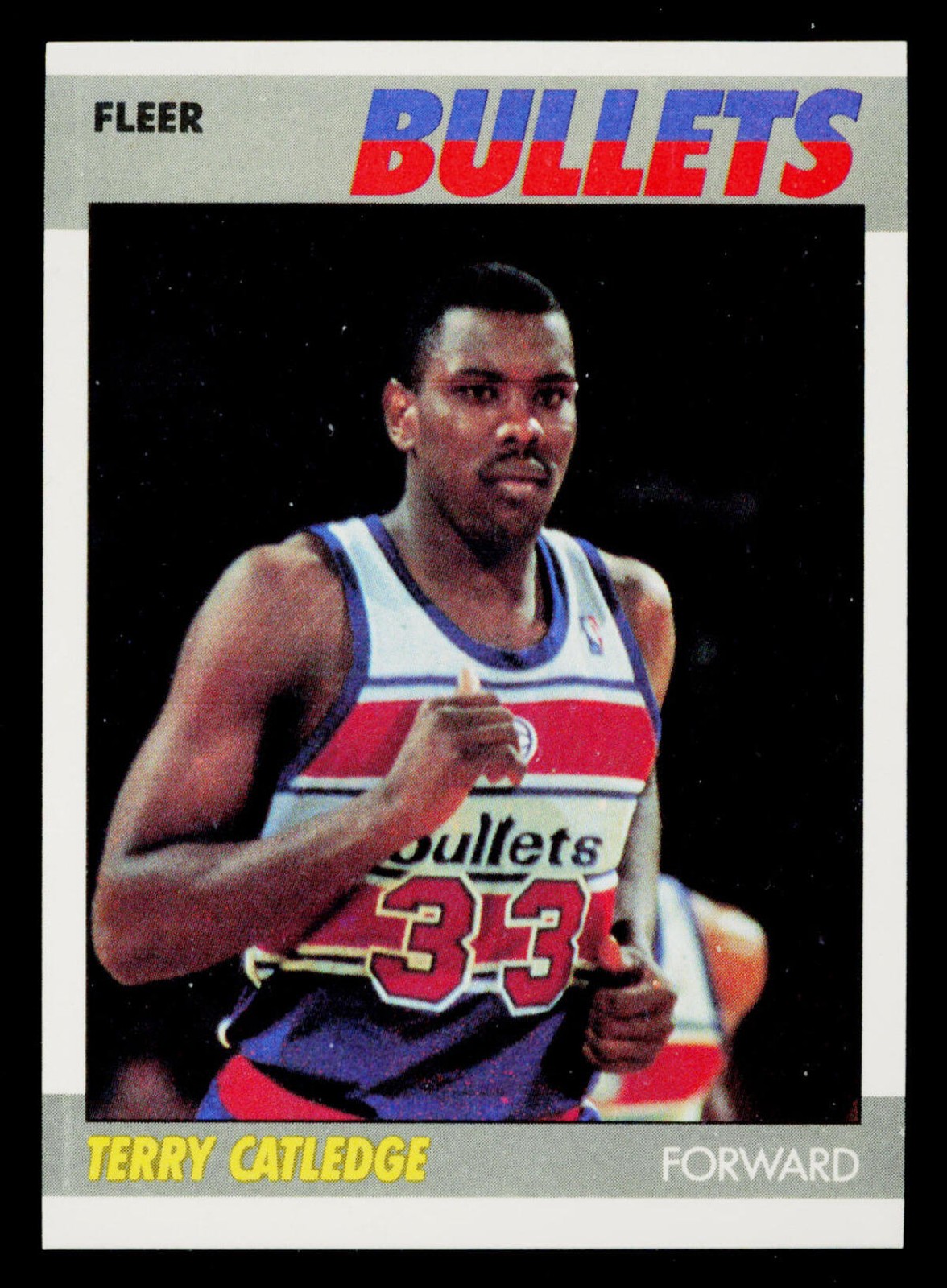 1987-88 FLEER #18 TERRY CATLEDGE RC NM