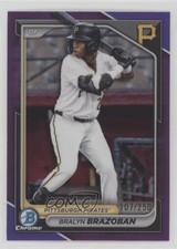 2024 Bowman Draft Chrome Purple Refractor 107/250 Bralyn Brazoban #BDC-124 2a9