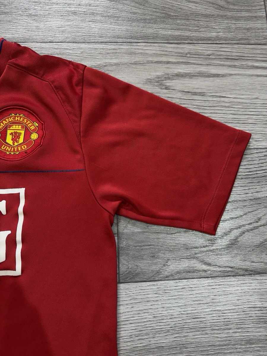 MANCHESTER UNITED 2007 2009 TRAINING SHIRT JERSEY NIKE 287620-666