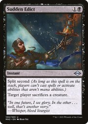 Sudden Edict [Modern Horizons 2] #100 Uncommon