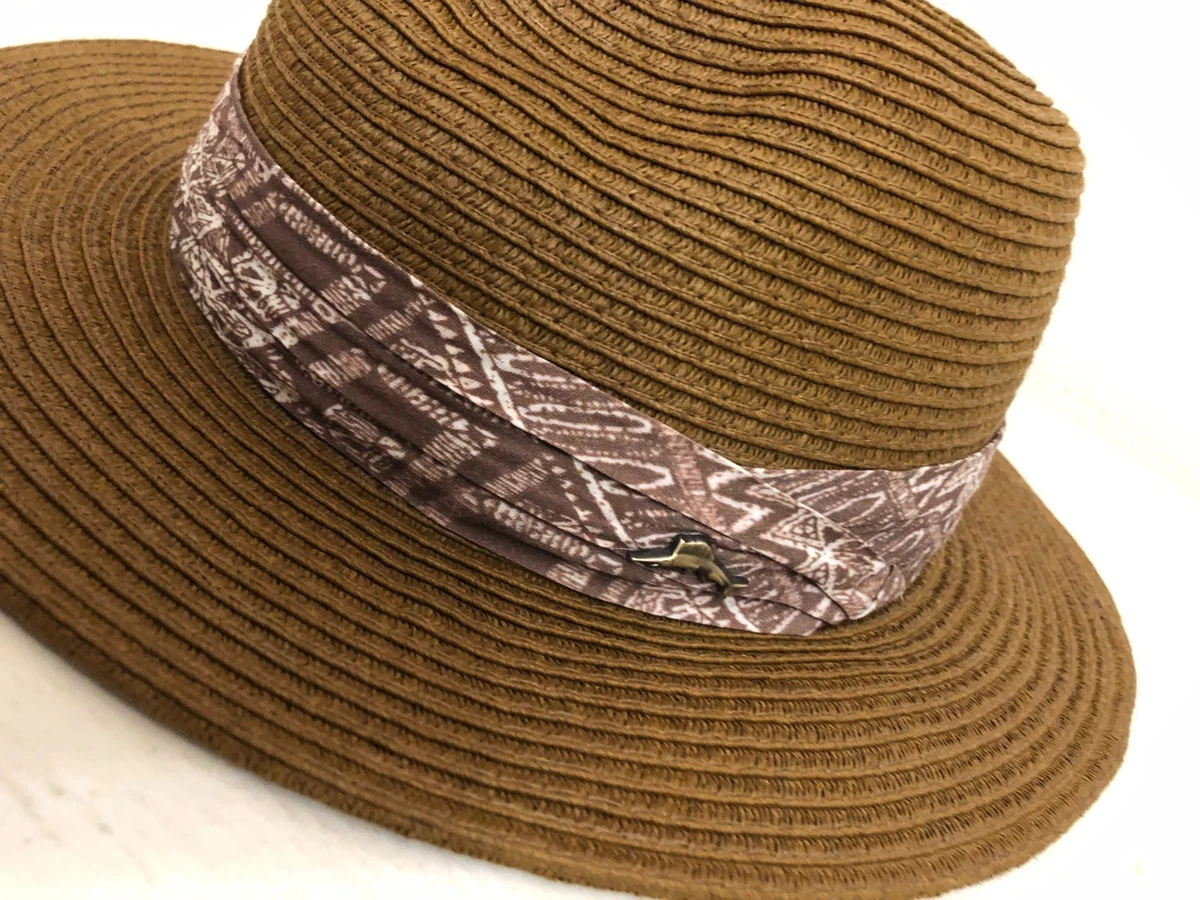 Tommy Bahama Straw Panama Hat - L /XL tan brown band , NWOT Tommy Bahama Wide Brim Hats for Men for sale | eBay main image 3