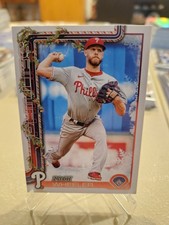 2025 Topps Holiday - Zack Wheeler #H179 Holiday Variation Back Phillies