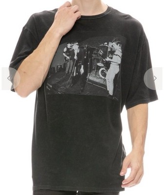 R13 JOY DIVISION Men s Size Large Oversized Acid Wash Distressed Band T-Shirt