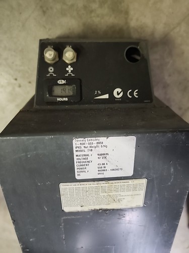 Tennant T1 Complete Battery Mount Assy w/ Wiring Harness Switches Charge Port - Picture 3 of 6
