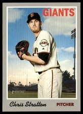 2019 Topps Heritage Chris Stratton San Francisco Giants #13