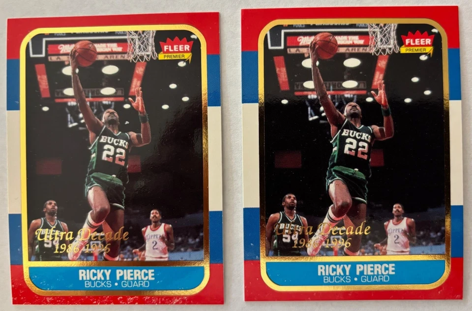 RICKY PIERCE 1996-97 Fleer Premier Ultra Decade #U-9 MILWAUKEE BUCKS - Image 3 of 4