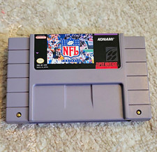 Konami NFL Football Super Nintendo SNES Game Cartridge Football Sports NTSC-U/C