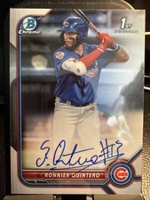 2022 Bowman Chrome Ronnier Quintero 1st Bowman Auto #CPA-RQT