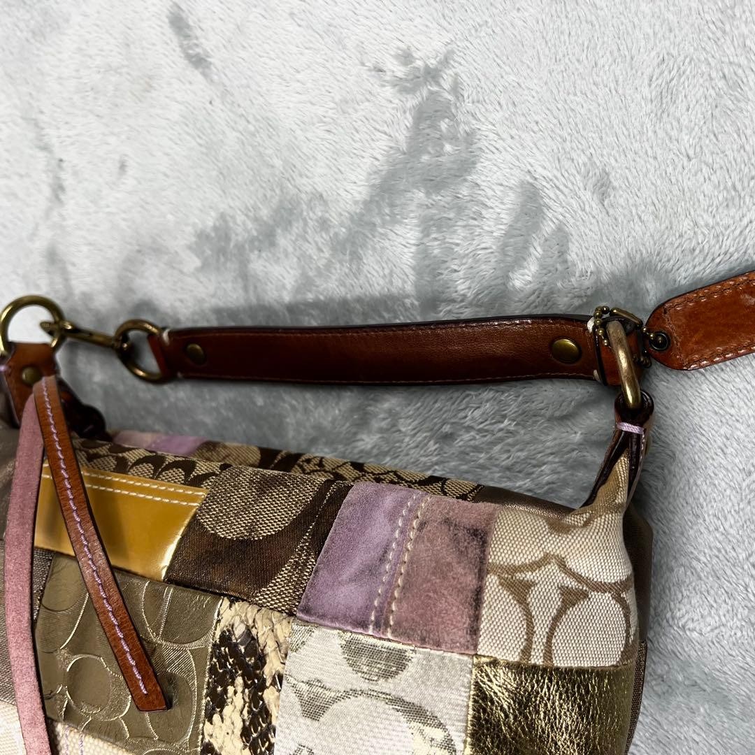 Coach Accessory Pouch Vanity Patchwork - image 7