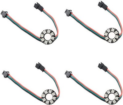 8 RGB LED Ring 8 X WS2812 5050 Full Color with Integrated Drivers 8 Bits for