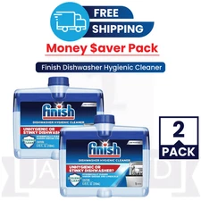 FINISH Dual Action Dishwasher Cleaner 8.45 fl oz / 250ml PACK OF 2
