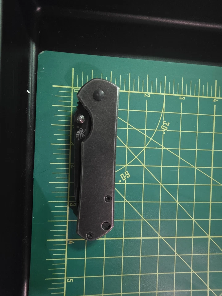 Navaja de bolsillo plegable Sanrenmu 7010 8Cr13MoV hoja plateada EDC—- Foto 3 de 4