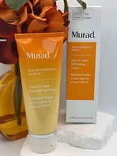 Murad Environmental Shield Vita C Triple Exfoliating Facial 2.7 oz ~ NEW SEALED