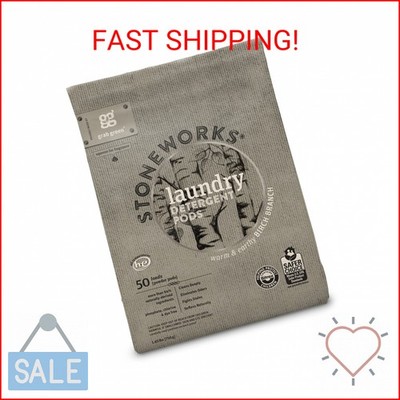 Grab Green Stoneworks Laundry Detergent Pods, Powered by Naturally Derived Plant