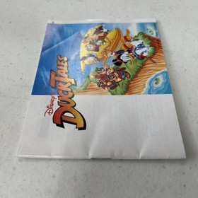 DuckTales solo manuale istruzioni Nintendo Nes autentico