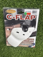 Markwort C-Flap Batters Helmet Facial Face Protector RHB-W Right Hand White