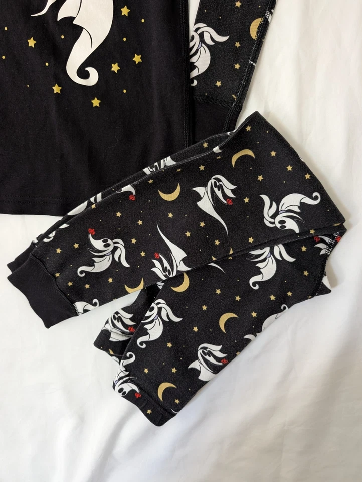 Hanna Andersson x Disney Nightmare Before Christmas Pajamas Set Sz 5 Youth - Image 4 of 4