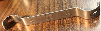 Vintage STANLEY No 28 1/8 1/16 Corner Beveling Tool Steel USA