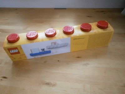 LEGO Wand-Aufbewahrungsregal, 6 Knubbel, Spielzeugkiste ohne Schub, rot, OVP