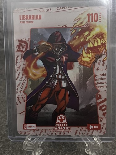 2025 Bo Jackson Battle Arena - Librarian - Red Headline Battlefoil RHBF-34 Fire