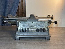 Vintage L.C. Smith & Corona Braille Typewriter Antique (Tested) thumbnail