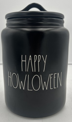 #ad #ad Rae Dunn Artisan Collection By Magenta 2020 Happy Howloween Black Canister New $47.95