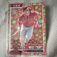 Topps75 2026 Series One Parallel #350 Mike Trout Los Angeles Angels Card