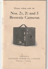 1923 Instruction Booklet Kodak Brownie Cameras 2A 2C 3 Illustrated 5x3 38 pgs