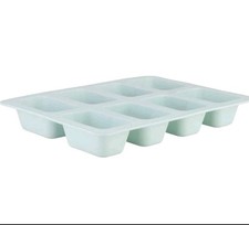 2x   - Mini Loaf Silicone Mould 8 Cavities Baking Tray Great British Bake Off