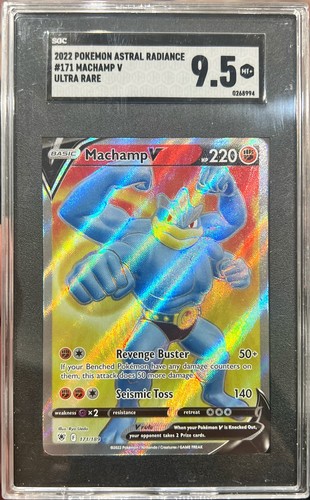 Machamp V graded SGC 9.5 for sale on eBay