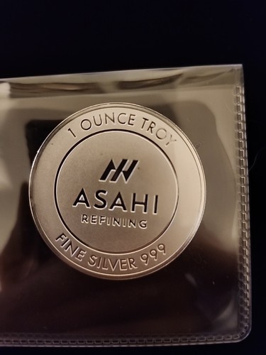 1 oz Silver Round Asahi Refining .999 Fine Silver - In Stock