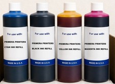 4 x RECARGA DE TINTA PREMIUM A GRANEL PARA TINTA DE TINTE Primera LX910 4.000 ML CYMK